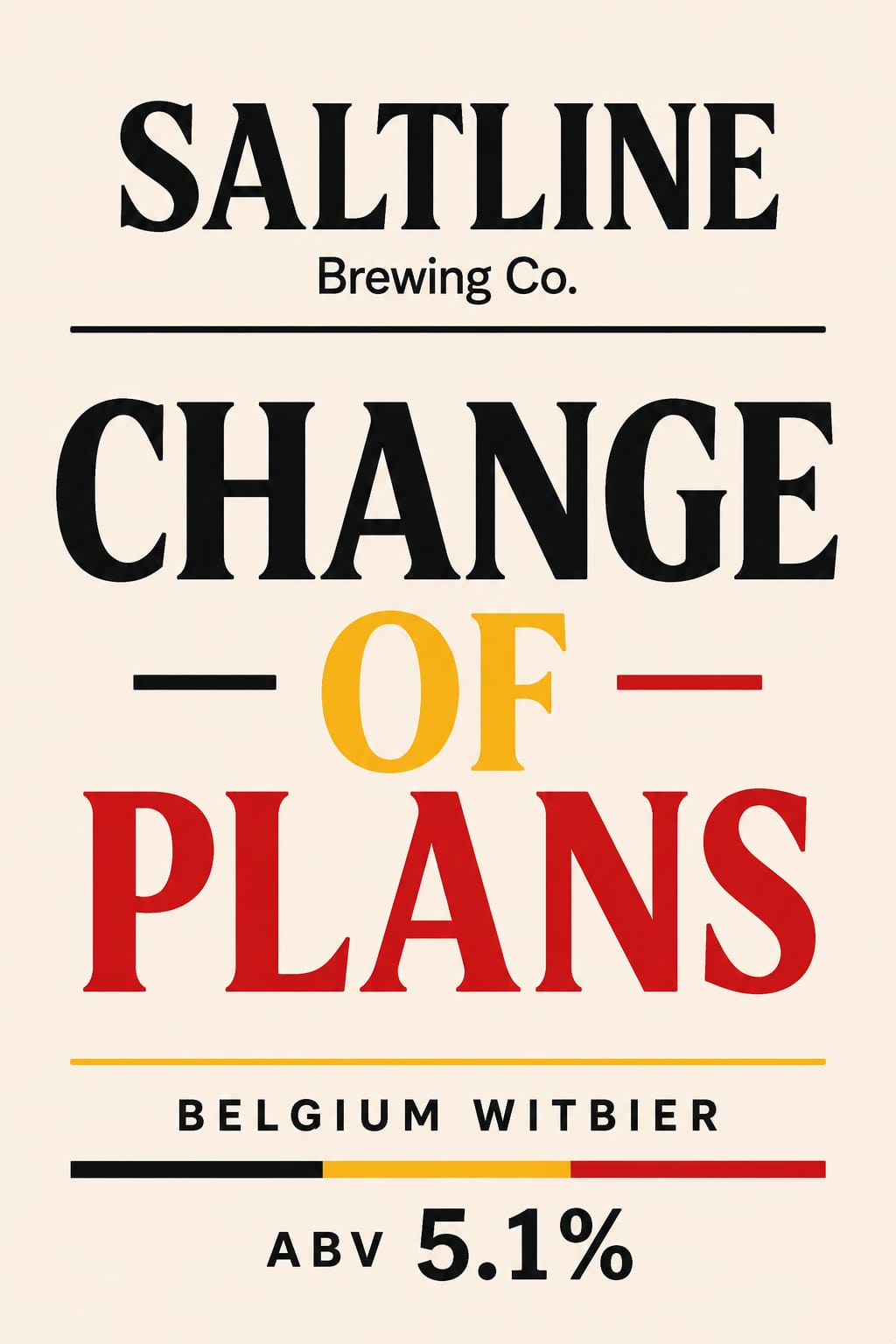 Change of Plans